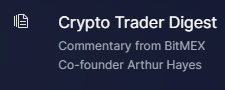 비트멕스 Crypto Trader Digest – 아서 헤이즈의 시장 분석 칼럼